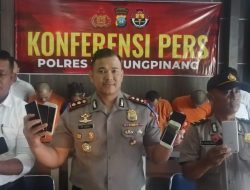 Polres Tanjungpinang Ciduk Pasutri Penadah Barang Curian dan Penjual Sabu