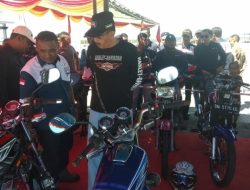 Kontes Modifikasi Motor dan Deklarasi Mojan Natuna Dihadiri Bupati