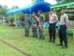 Koramil 03/Sedanau Turut Amankan Open Turnamen Sedanau Cup 2019