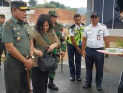 Dandim Natuna Sambut Kedatangan Danrem 033/WP di Anambas, Ini Agendanya !!