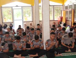 Polres Lingga Doa Bersama Peringati Maulid Nabi