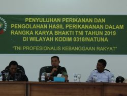 Peduli Nelayan Perbatasan, Kodim Natuna Beri Penyuluhan Perikanan di Pulau Tiga Barat