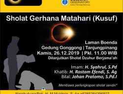 Pemko Tanjungpinang Siapkan 300 Kacamata Sambut Gerhana Matahari Cincin