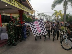 Jaga Sinergitas, Polres Tanjungpinang Gelar Gowes Bersama