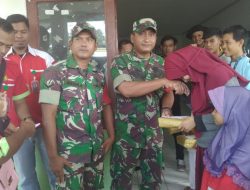 Koramil 03/Sedanau Suport Baksos FKPS Diwilayah Binaannya