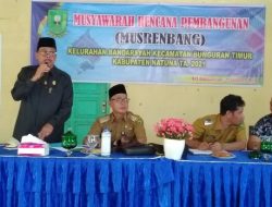 Jarmin dan Eri Marka Tampung Usulan Warga Bandarsyah melalui Musrenbang