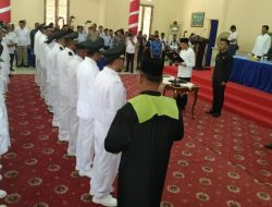 Lantik Kades se Natuna, Hamid Rizal : Hati-hati Gunakan Dana Desa