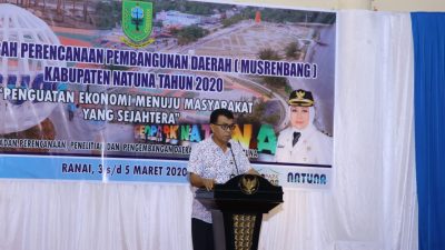 Musrenbang Natuna TA 2020 Resmi Ditutup Sekda Wan Siswandi