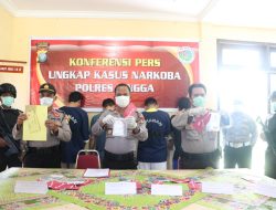 Satresnarkoba Polres Lingga Ungkap 3 Kasus Narkotika Dalam Sepekan