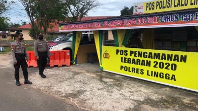 Polres Lingga Gelar Operasi Ketupat Seligi 2020