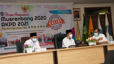 Isdianto Buka Musrenbang dan RKPD 2021