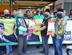 COVID-19, TJA Dasril Bagikan Ribuan Paket Sembako dan Masker