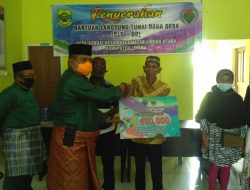 112 Kepala Keluarga di Desa Sungai Besar Terima BLT