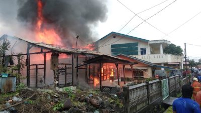 Ini Taksiran Kerugian Rumah yang Terbakar di Gang Karet Tanjungpinang