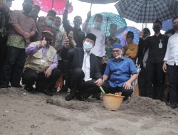 Plt Gubernur Kepri Letakkan Batu Pertama Pembangunan Jembatan Desa Marok Tua