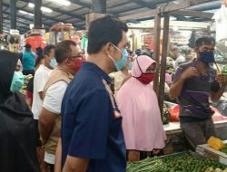 Disperdagin Tanjungpinang Sidak Lapak Pedagang Pasar Bincen