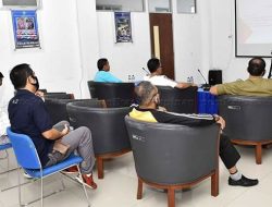 Sekda Natuna Ikuti Rakor Video Conference Persiapan Pilkada se-Kepri