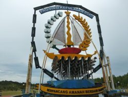 Berkarat, Tugu Provinsi Kepri Akhirnya Diperbaiki