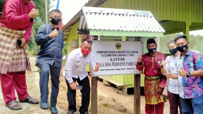 Wabup Lingga Bersama DPRD Kunjungi Desa Persiapan Pasir Lulun