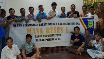 Reses Anggota DPRD Natuna Syaifullah di Desa Setumuk
