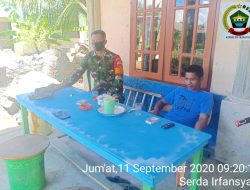 Arahan Dandim Natuna, Dalam Komsos Babinsa Harus Senyum, Tegur dan Sapa dengan Ramah