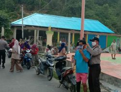 Lagi, Polsek Tambelan Dapati Warga Tak Gunakan Masker