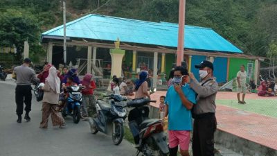 Lagi, Polsek Tambelan Dapati Warga Tak Gunakan Masker