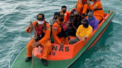 Mesin Pompong Mati Saat Memancing, 7 Anggota Dishub Tanjungpinang Ditemukan Selamat di Pulau Sore