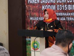 Panen Jagung Demplot bersama Kodim 0315/Bintan, Rahma Berikan Apresiasi kepada Petani TNI