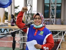Sukseskan Germas, Pemkab Natuna Gelar Senam Sehat HUT Natuna ke-21