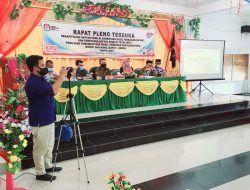 KPU Lingga Gelar Pleno Terbuka Rekapitulasi Penetapan DPT