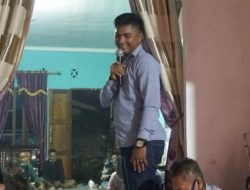 Andes Putra Silahturahmi dengan Masyarakat Air Raya Serasan