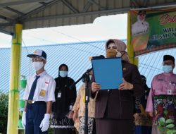 Walikota Tinjau Uji Coba Belajar Tatap Muka di SMP Negeri 11