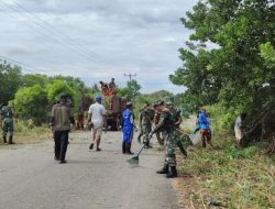 Dinsos Tanjungpinang, Tagana dan KPL Bersihkan Sampah Pesisir