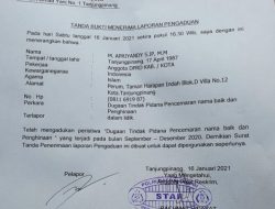 Dugaan Pencemaran Nama Baik dan Penghinaan, Apriyandy Laporkan Dua Wanita ke Polisi
