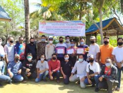 Rusdi Apresiasi Pembagian Masker di Bungsel oleh Insan Pers Diperbatasan