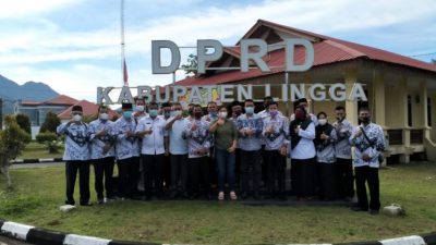 Hearing dengan Komisi III, PGRI Lingga Sampaikan Aspirasi