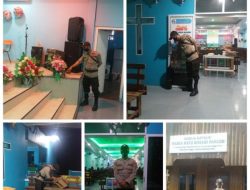 Polsek Daik Lingga Lakukan Pengamanan Ibadah Rutin di GPDI Pancur