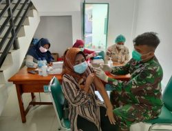 Dukung 1 Juta Vaksin Perhari, Kodim 0318/Natuna Gesa Vaksinasi