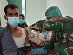 H-1 Idul Adha 1442 H, Tim Mobile Vaksinasi Kodim 0318/Natuna Masih Bekerja Layani Masyarakat