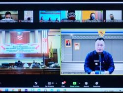 Bupati Lingga Hadiri Paripurna DPRD Secara Virtual