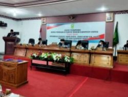 DPRD Natuna Gelar Sidang Paripurna Pandangan Akhir Fraksi terkait LHP BPK 2020