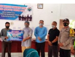 Wan Aris Hadiri Penyaluran BLT DD Tahap 6 dan 7 di Desa Sungai Ulu