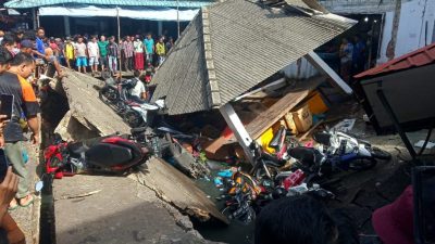 Pasar KUD Kembali Ambruk, Pedagang Nilai Kunjungan Wako Rahma Pencitraan