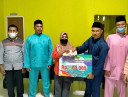 Pemdes Sungai Besar Lingga Utara Salurkan BLT Dana Desa