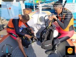 Basarnas Natuna Uji Coba Alat Canggih Pendeteksi Objek Dalam Air