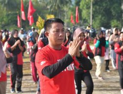 Anggota DPRD Natuna Rusdi, Ikuti Senam SICITA di BTL