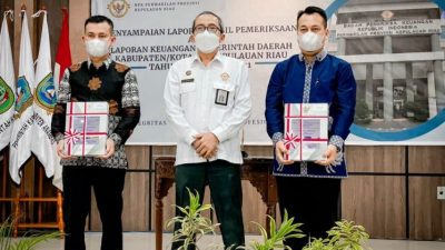 Pemkab Lingga Kembali Raih WTP Tahun Anggaran 2021