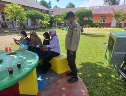 Satbinmas Polres Lingga Gelar Kegiatan Pustaka Keliling