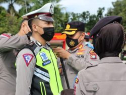Polres Natuna Laksanakan Apel Gelar Pasukan Operasi Patuh Seligi 2022 